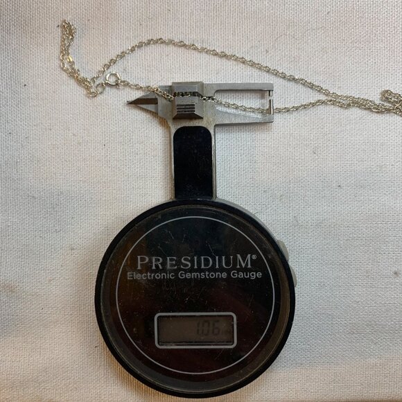 VTG Solid Sterling Silver 925 Cubic Zirconia Heart Pendant Necklace Size 18'' - Picture 9 of 11